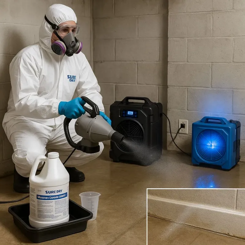 Sanitization and Odor Removal process in La Porte City, IA